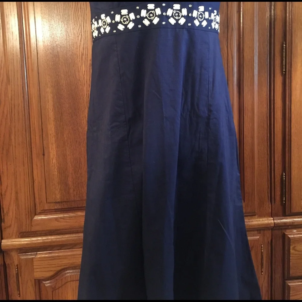 Ann Taylor Loft Keyhole Halter Dress - Picture 2 of 7